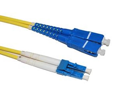 Picture of LC - SC OS2 Duplex Fibre Optic Cable (1M)